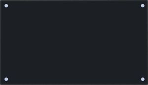 vidaXL Panel ochronny do kuchni, czarny, 70x40 cm, szkło hartowane 3