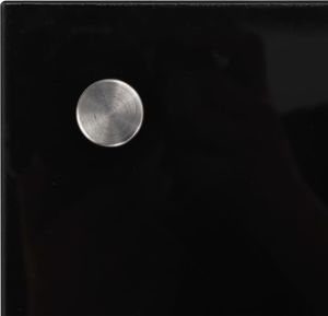 vidaXL Panel ochronny do kuchni, czarny, 70x50 cm, szkło hartowane 5