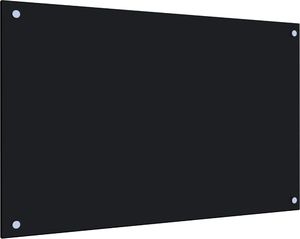 vidaXL Panel ochronny do kuchni, czarny, 80x50 cm, szkło hartowane 2