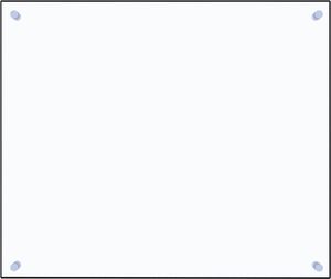 vidaXL Panel ochronny do kuchni, przezroczysty, 70x60 cm, szkło 3