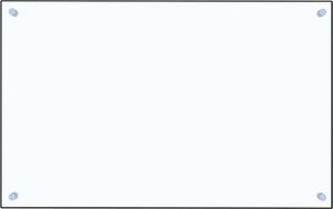 vidaXL Panel ochronny do kuchni, przezroczysty, 80x50 cm, szkło 3