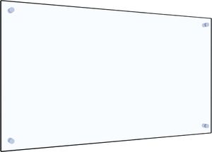 vidaXL Panel ochronny do kuchni, przezroczysty, 90x50 cm, szkło 2