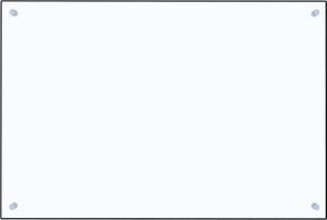 vidaXL Panel ochronny do kuchni, przezroczysty, 90x60 cm, szkło 3