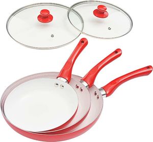 Patelnia vidaXL zestaw 20 24 28cm 2