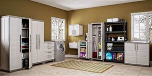 Szafa ogrodowa Keter Keter Szafka Excellence, beż i taupe, 65x45x97 cm 3