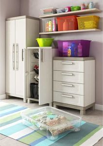 Szafa ogrodowa Keter Keter Szafka Excellence, beż i taupe, 65x45x97 cm 5