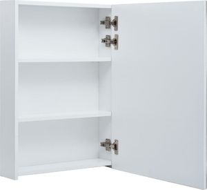 vidaXL Szafka łazienkowa z lustrem led 50x13x70cm 4