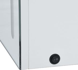 vidaXL Szafka łazienkowa z lustrem led 50x13x70cm 6