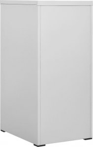 vidaXL Szafka na dokumenty z 3 szufladami, szara, 102,3 cm, stalowa 3