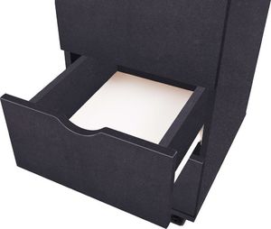 vidaXL Szafka z szufladami, 33 x 45 x 60 cm, czarna 5