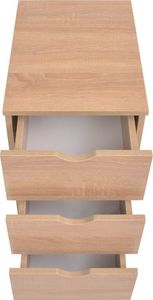vidaXL Szafka z szufladami, 33 x 45 x 60 cm, dąb 3