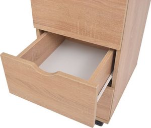 vidaXL Szafka z szufladami, 33 x 45 x 60 cm, dąb 4