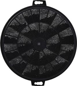 vidaXL Filtry węglowe do okapu czarne 2 szt. 5