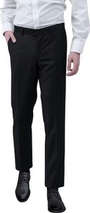vidaXL Spodnie od garnituru męskie czarne rozmiar 46 1