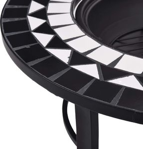 Palenisko ogrodowe vidaXL z mozaiką 68 cm 7