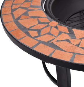 Palenisko ogrodowe vidaXL z mozaiką 68 cm 7