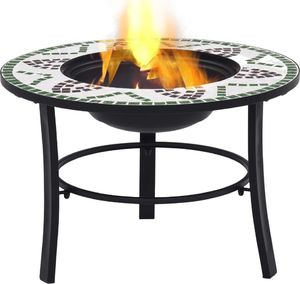 Palenisko ogrodowe vidaXL z mozaiką 68 cm 2