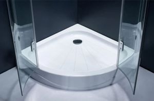 vidaXL Prysznic rogowy (80 x 80 cm) 4