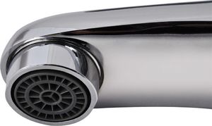 Bateria umywalkowa vidaXL stojąca chrom (140829) 4