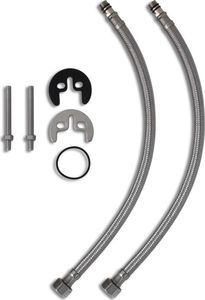 Bateria umywalkowa vidaXL stojąca chrom (140829) 5