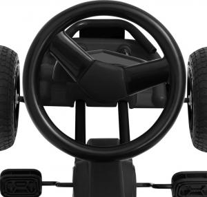 vidaXL Gokart na pedały z oponami pneumatycznymi, czarny 4