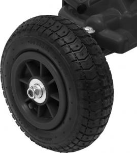 vidaXL Gokart na pedały z oponami pneumatycznymi, czarny 5