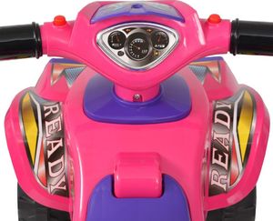 vidaXL Jeździk Quad ze światłem i dźwiękiem Różowy 4