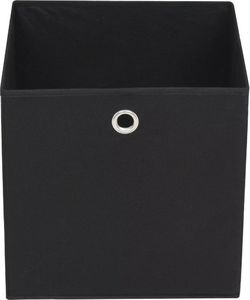 vidaXL Pudła do przechowywania z włókniny, 10 szt., 32x32x32 cm, czarne 4
