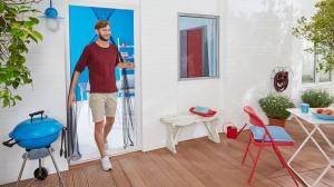 Tesa moskitiera na drzwi balkonowe 1,20x2,50m czarna (55910-00021-00) 6