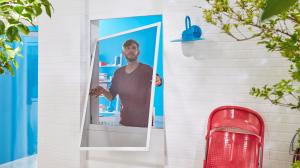 Tesa moskitiera okienna Comfort 1,40x1,50m rama aluminiowa biała (55196-00002-00) 5