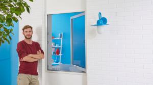 Tesa moskitiera okienna Comfort 1,40x1,50m rama aluminiowa biała (55196-00002-00) 7