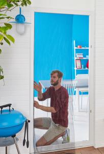 Tesa moskitiera na drzwi balkonowe Standard 1,20x2,20m (55679-00021-03) 4