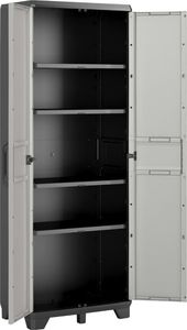 Szafa ogrodowa Keter Keter Szafa Gear, czarno-szara, 68x39x182 cm 6