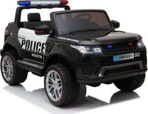 Super-Toys JEEP POLICJA 4X4, 2x12V Z AMORTYZATORAMI, PILOT, FUNKCJA BUJANIA, REDUKTOR/ XMX-601 1