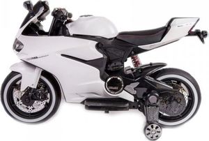 Super-Toys WIELKI MOTOR ŚCIGACZ PERFECT WOLNY START, MIĘKKIE ŚWIECĄCE KOŁA/1628G 1
