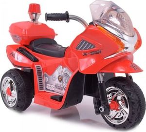 Super-Toys MOTOR, MOTOREK POLICYJNY Z KOGUTEM/WXE368 1