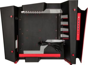 Obudowa In Win S Frame, USB 3.0, czarno czerwony z oknem (S-FRAME) 3