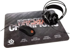 Mysz SteelSeries ESPORT CHAMPIONS (MYSZ, SŁUCHAWKI, PODKŁADKA) - 66006 1