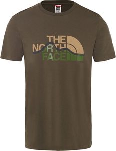 The North Face Koszulka męska M Mountain Line Tee Oliwkowa r. S 1