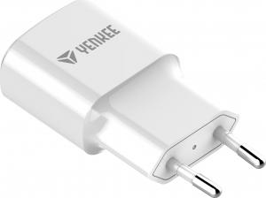 Ładowarka Yenkee YAC 2023WH 1x USB-A 2.4 A (30016820) 2