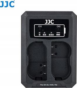 Ładowarka do aparatu JJC Ładowarka Dwukanałowa Podwójna USB do Nikon EN-EL15 / EN-EL15a / EN-EL15b 2