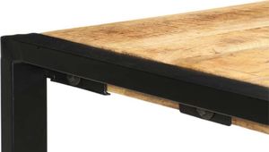 vidaXL Stolik typu konsola, 150 x 35 x 76 cm, lite drewno mango 4