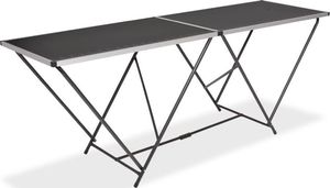 vidaXL Składany stół do tapetowania, MDF i alumnium, 200x60x78 cm 1