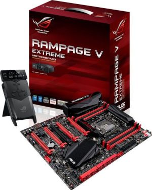 Płyta główna Asus RAMPAGE V EXTREME X99, QuadDDR4-2133, SATA Express, SATA3, RAID, E-ATX 6
