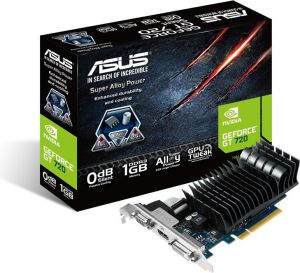 Karta graficzna Asus GeForce GT 720 1GB DDR3 (64 bit) HDMI, DVI, D-Sub (GT720-SL-1GD3-BRK) 1