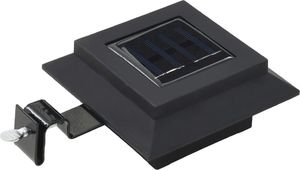 vidaXL Kwadratowe lampy solarne na zewnątrz, 6 szt, LED, 12 cm, czarne 3