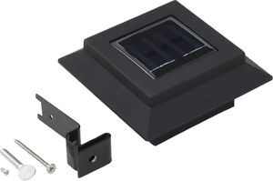 vidaXL Kwadratowe lampy solarne na zewnątrz, 6 szt, LED, 12 cm, czarne 6