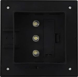 vidaXL Kwadratowe lampy solarne na zewnątrz, 6 szt, LED, 12 cm, czarne 8