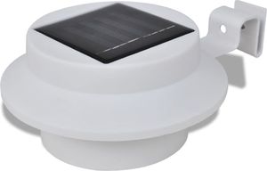 Kinkiet vidaXL Lampy solarne, 6 sztuk, białe 4