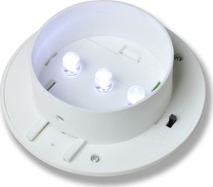 Kinkiet vidaXL Lampy solarne, 6 sztuk, białe 7